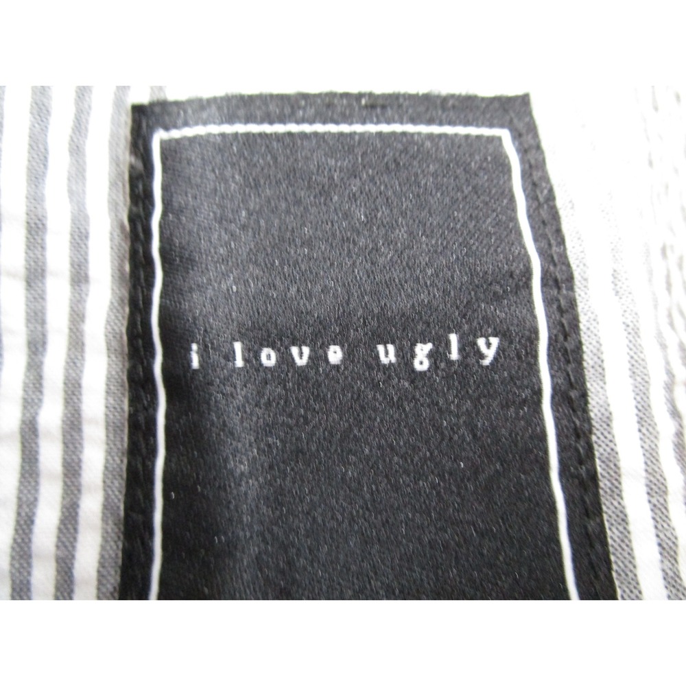 I Love Ugly Mens Future League 172 Wool Blend Short Sleeve Shirt Cream Small - Picture 3 of 10